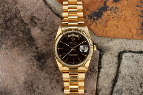 rolex day date gold 1989|rolex 1989 for sale.